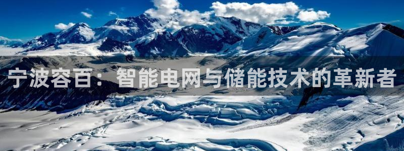 新宝gg主管baidu：宁波容百：智能电